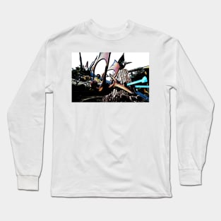 Riding Pterodactyls Long Sleeve T-Shirt